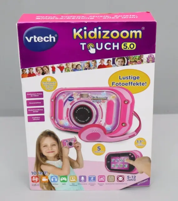 VTECH Kidizoom Touch 5.0 Pink Kinderkamera Neu inkl. Rechnung mit MwSt