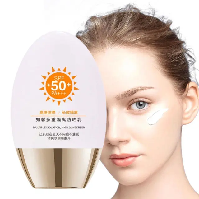 Sunscreen Ultraviolet Rays Moisturizing Refreshing Non Greasy with Water U9I4