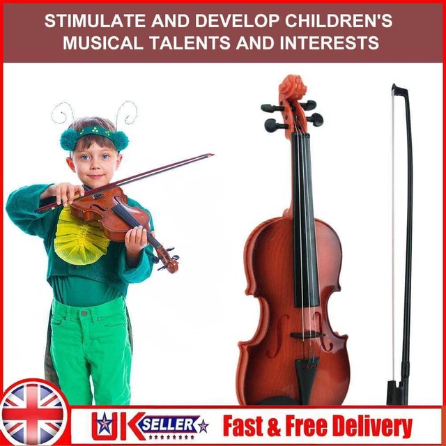 Acoustic Violin Toy Adjustable String Simulation Musical Instrument Kid Gifts