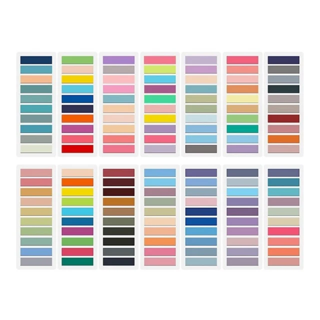 140 Colors Books Tabs for Anating,Sticky Tabs Clear Sticky es,4775