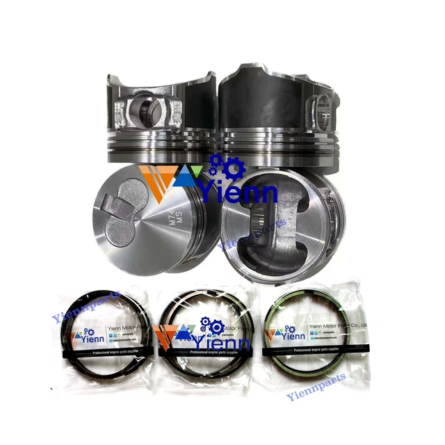 3TNM74 3TNM74F-SA Piston Kit W/ Ring For Yanmar Engine John Deere 1023E Tractor