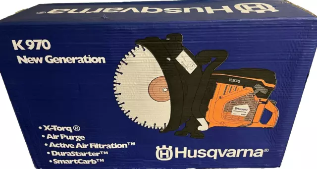 Husqvarna K970 14" Fire Rescue, Concrete Cutoff Saw CLOSEOUT Blade not included 2