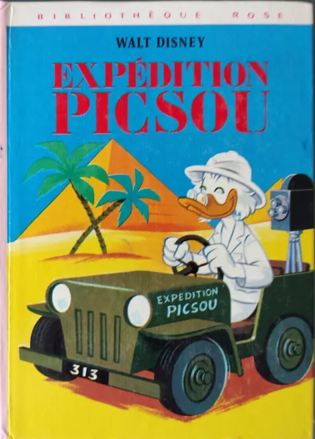 Expédition PICSOU-Walt Disney-Hachette-1980-Bibliothèque rose