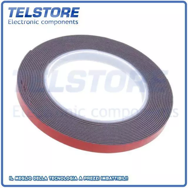 1Rotolo  AFTC 6411 Nastro di fissaggio W 9mm L 5m Applicazione fissaggio 90°C AF