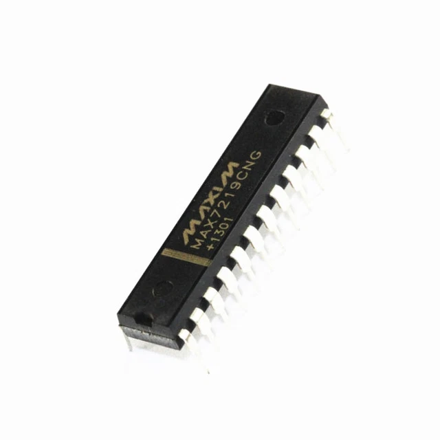 5x MAX7219CNG Driver LED DIP-24 – Circuito Integrato Per Display A 8 Cifre