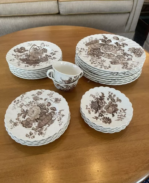 Royal Staffordshire Clarence Cliff Charlotte Tea Set