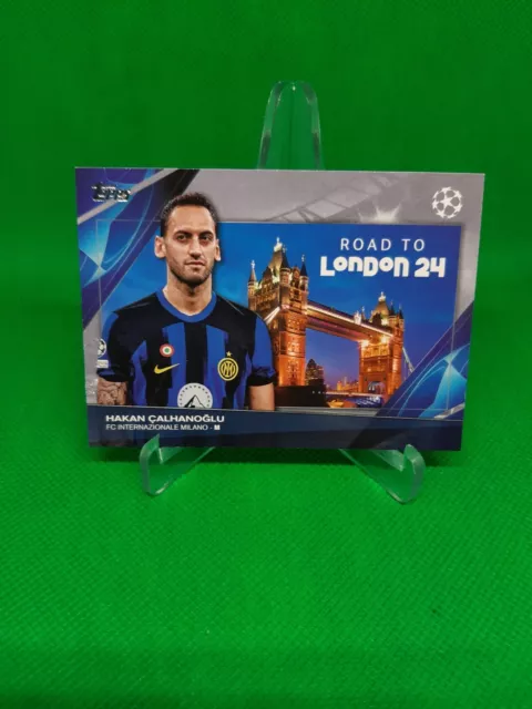 Hakan Calhanoglu Road To 2023-24 Topps UEFA Club Competitions Flagship  Inter