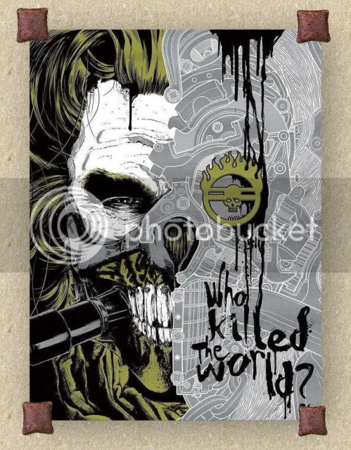 Mad Max Fury Road Who Killed the World? Screen Print Poster #50 18x24