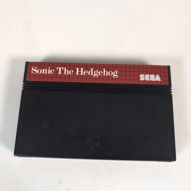 SONIC THE HEDGEHOG Sega Master System Video Game PAL CARTRIDGE ONLY £7. ...