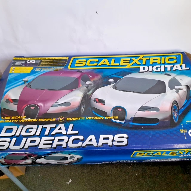 C1322 Supercars Scalextric Bugatti Supercars Set Scalextric Digital  Supercars Hot Sale