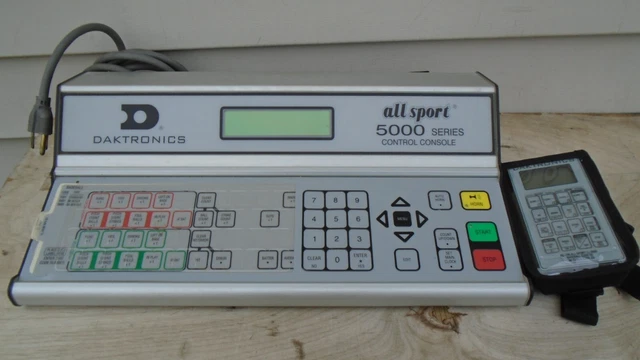DAKTRONICS 0A-1196-0112 All Sport 5000 Control Console w/RC-100 Remote Baseball