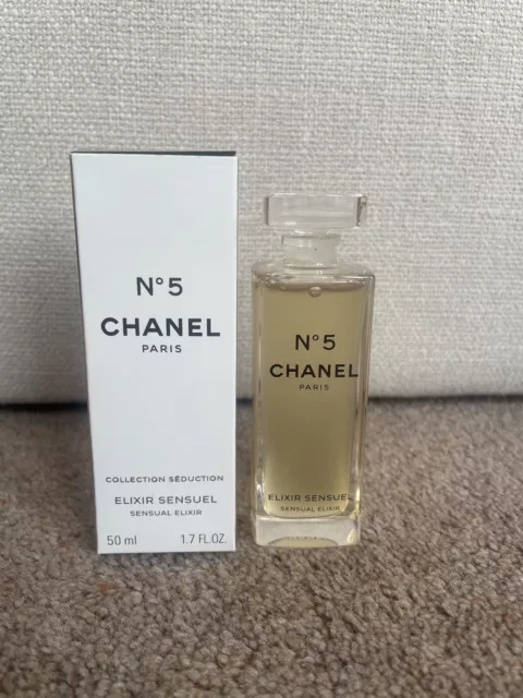 RARE** CHANEL NO 5 COLLECTION SEDUCTION SENSUAL ELIXIR 50ml (BOXED/NOT  SEALED) £99.95 - PicClick UK