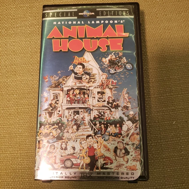 ANIMAL HOUSE SPECIAL edition Sealed Vhs With Added Bonus Cd Rom 9.95