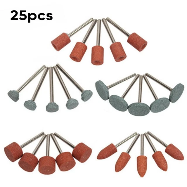 25 Pièces Céramique Pierre Polissage Grincement for Rotatif Meuleuse Abrasive