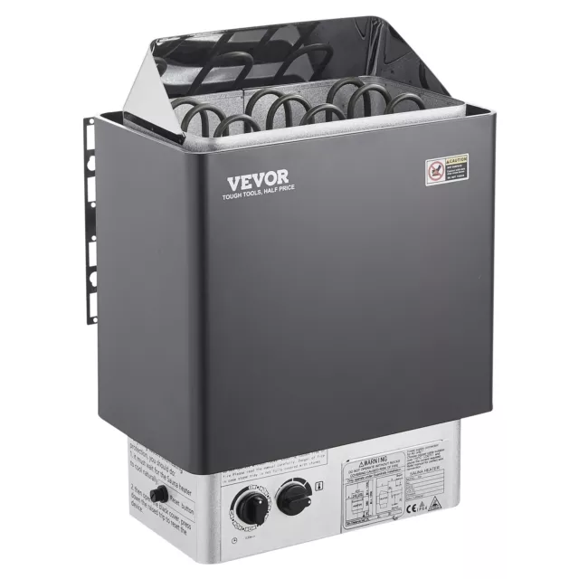 VEVOR 4.5KW Sauna Heater Stove Wet &amp; Dry w/ Internal Controller Digital 220V