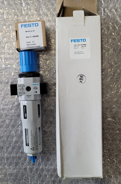 FESTO LFR-1/8-D-5M-MINI 162718 valvola di regolazione filtro - NUOVO/IMBALLO ORIGINALE - spedizione in tutto il mondo