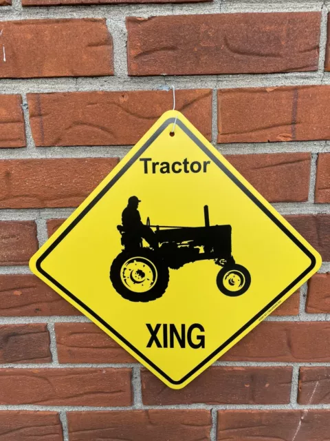 Tractor Crossing Sign: 'Tractor XING'. NEW!! KC creations Farming