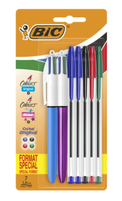 Kit Scolaire Rentrée BIC - Fournitures Neuves, Lot De Stylos Et Accessoires