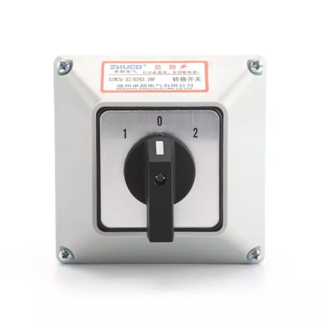 SZW26-32/D202.2BF Rotary Changeover Switch 32A with Exterior Box