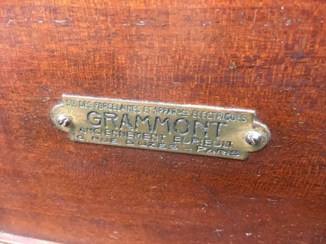 Téléphone Mural Ancien en Bois Marque Grammont Brocante En Ligne