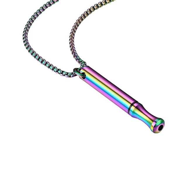 Stress Relief Breathing Necklace Unisex Reduce Anxiety Relieve Pressure Fashiona