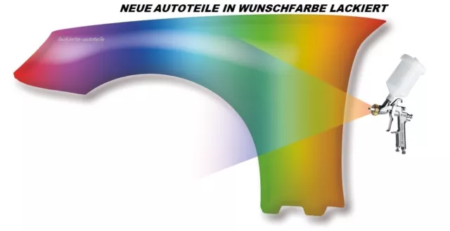 Kotflügel in Wunschfarbe LACKIERT passend für Peugeot 206 Rechts/Links 98-08