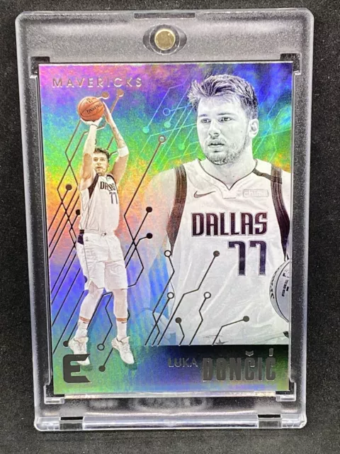 Luka Doncic RARE SILVER HOLO FOIL REFRACTOR PANINI INVESTMENT CARD SSP MVP MINT