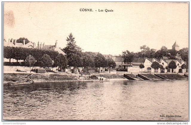 58 COSNE - vue des quais.