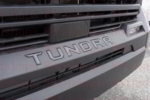 Matte Black Emblem compatible TOYOTA 2022 2023 TUNDRA Tailgate Letters | eBay