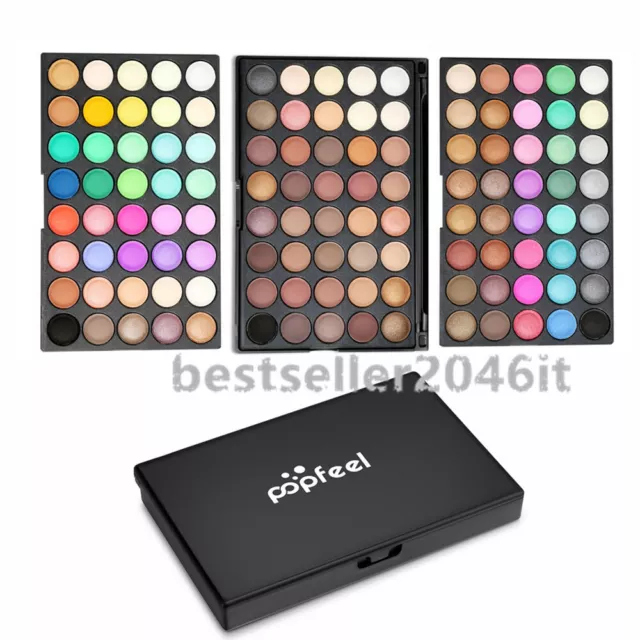 Pro High Pigmented 120 Color Eye Shadow Makeup Palettes Eyeshadow Matte Glitter