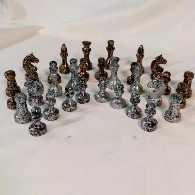 Classic Style Chess Vintage Ussr Set Soviet Gypsum Russian Antique Old Rare Su
