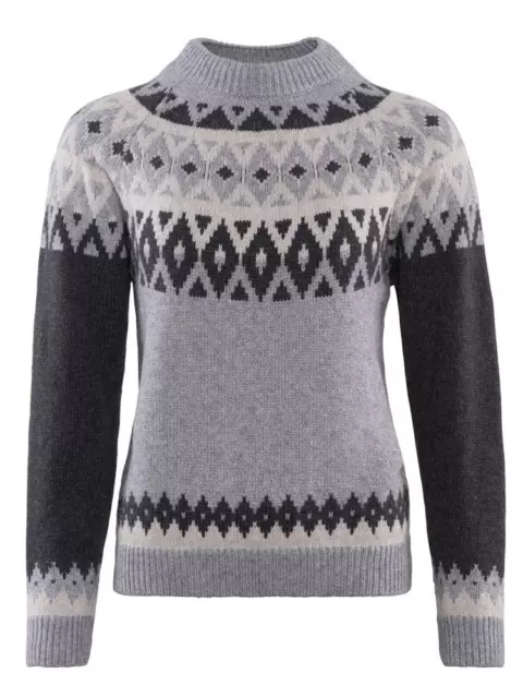 Living Crafts Damen Pullover Naomi Bio-Baumwolle/Bio-Wolle