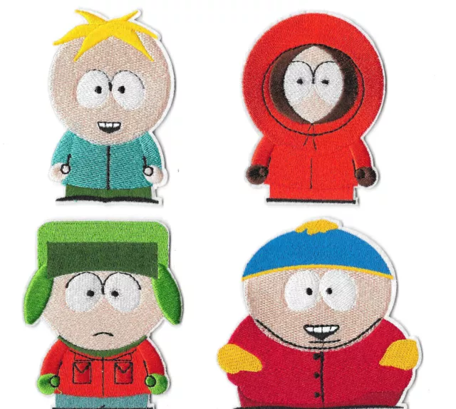 South Park characters, iron on T shirt transfer. Choose image and size