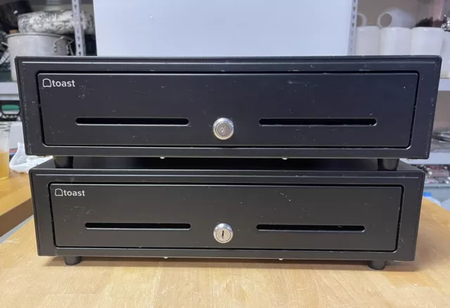 (2) Toast Flex POS Cash Drawers | Toast POS | Cash Registers