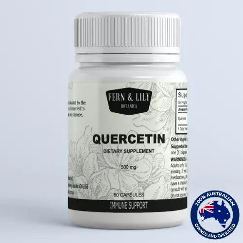 High strength quercetin capsules  immune support antioxidant anti-inflammatory