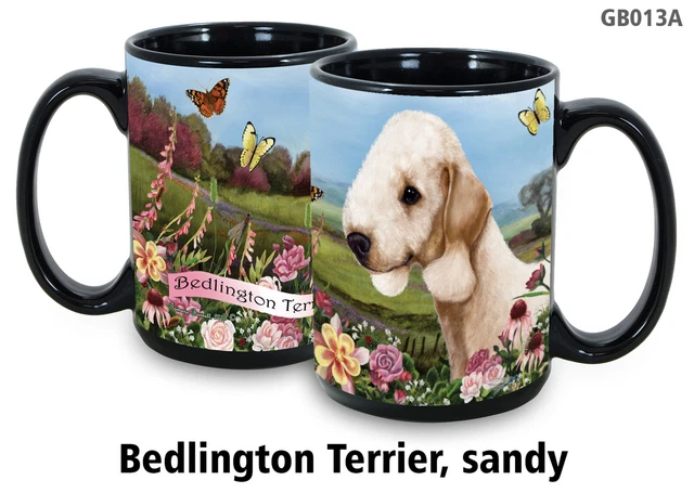 Garden Party Mug - Sandy Bedlington Terrier