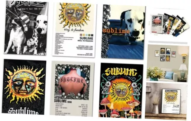 Sublime Poster 40oz. to Freedom music album poster Canvas Wall Art Decor
