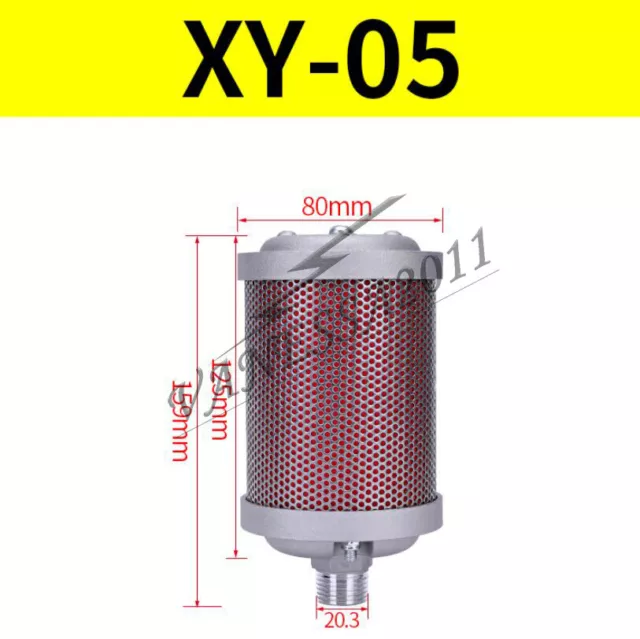 Exhaust Muffler for Compressor Dryer Diaphragm Pump Vacuum Pump Silencer XY-05