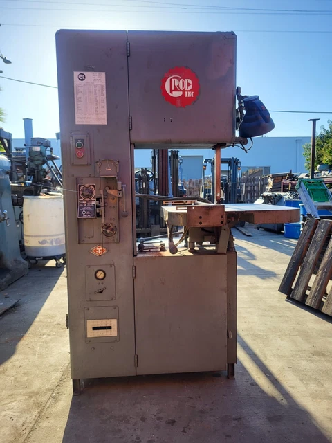 Grob Vertical Bandsaw  18" Throat Type 28