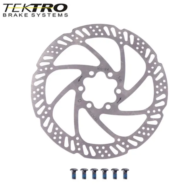 TEKTRO Bike Rotor 160/180 Mountain Bicycle Hydraulic MTB Disc Brake Rotor 6 Bolt