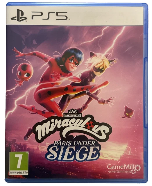 Ladybug Ps MIRACULOUS PARIS UNDER Siege Sony Playstation 5 PS5 Video Game Cat Noir ...
