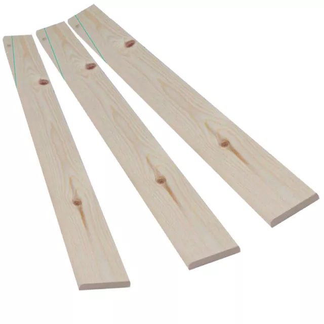 Replacement Mattress Bed Slats - Solid Pine Wooden Flat Bed Slats in All Sizes