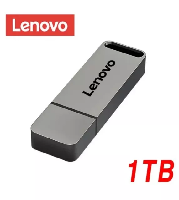 1TB usb Flash Lenovo metal llave de almacenamiento  en disco para u pulgar