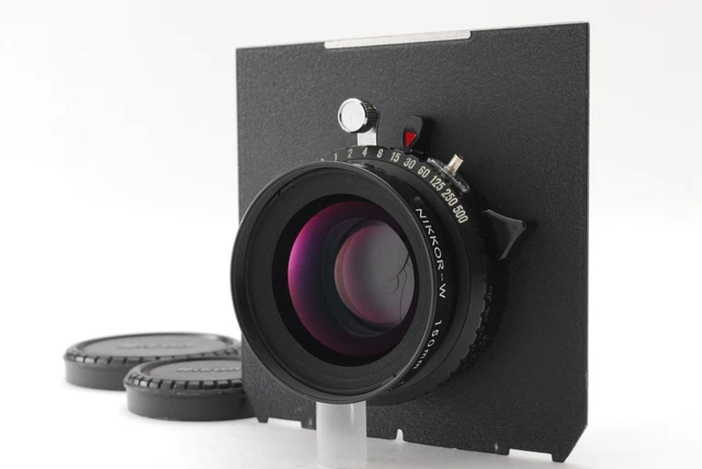 NIKON NIKKOR W 150mm f/5.6 Large Format Lens w/ Wista【 N.MINT in