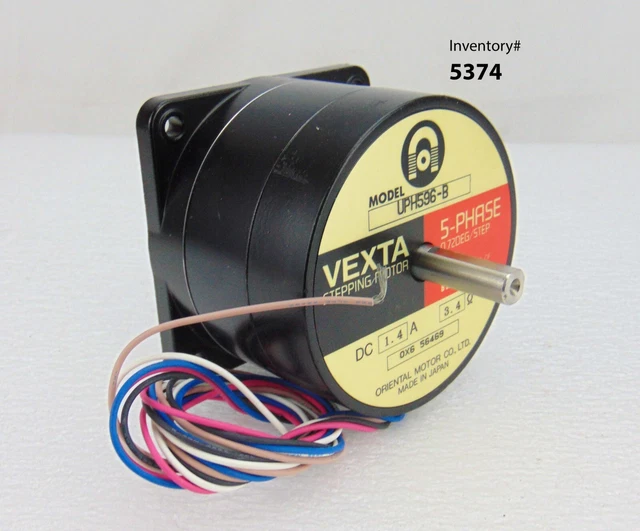 Moteur Pas à Pas Vexta PH264-03B-C33 24V - Double Arbre 1/4, 1.8°, Occasion Vérifié