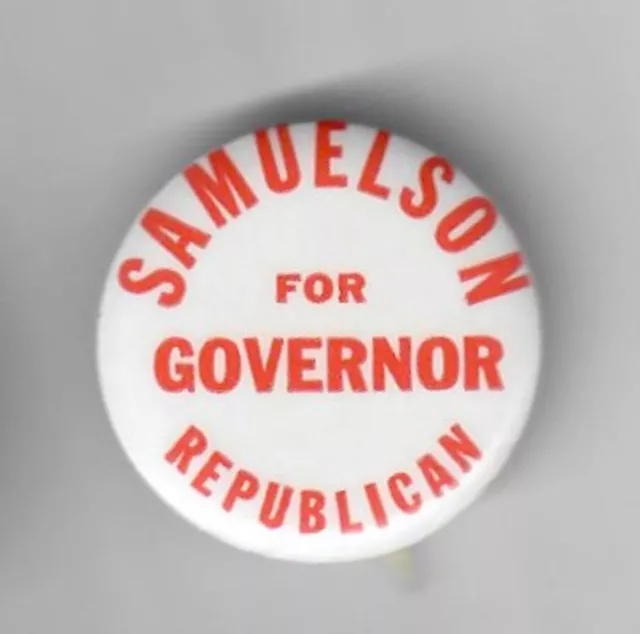 1 Term Idaho GOP Governor Don Samuelson Button From Winning Campaign in 1966