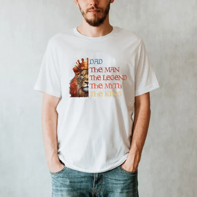 Dad The King Shirt, Funny Father's Day Shirt, Family Matching Shirt