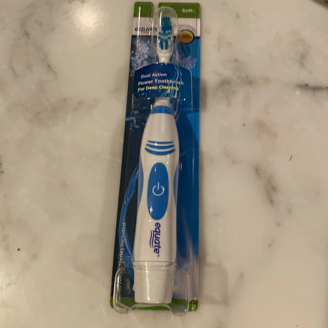 EQUATE SOFT DUAL action power toothbrush for deep cleaning, 1 count