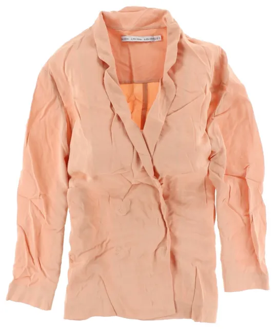 & Other Stories Damen Bluse Top Shirt Gr.36 lockere Passform Sakko Orange 118682