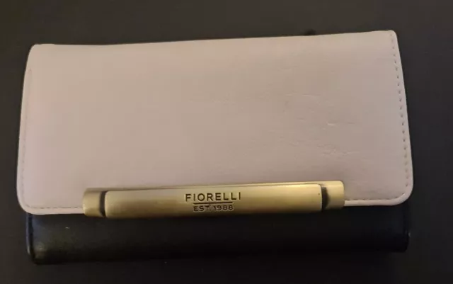 Fiorelli Bambino Borsa/Portafoglio Rosa, Oro e Nero con Portamonete e 12 Slot per Carte